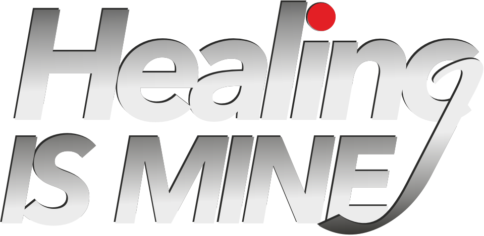 Healing Is Mine logo representing faith-based healing declarations rooted in Scripture.