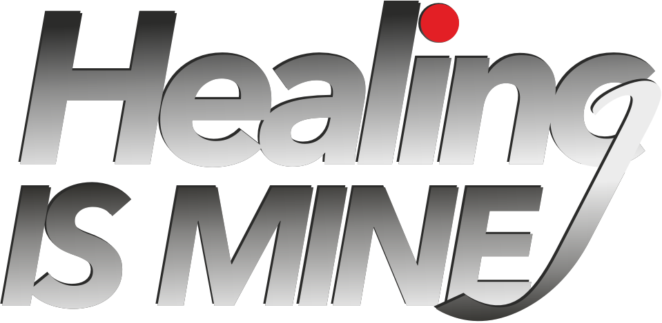 Healing Is Mine logo representing faith-based healing declarations rooted in Scripture.