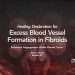 Uterine fibroid masses with increased blood vessel formation showing excess blood vessel formation in fibroids (enhanced angiogenesis in fibroid tissue) illustration