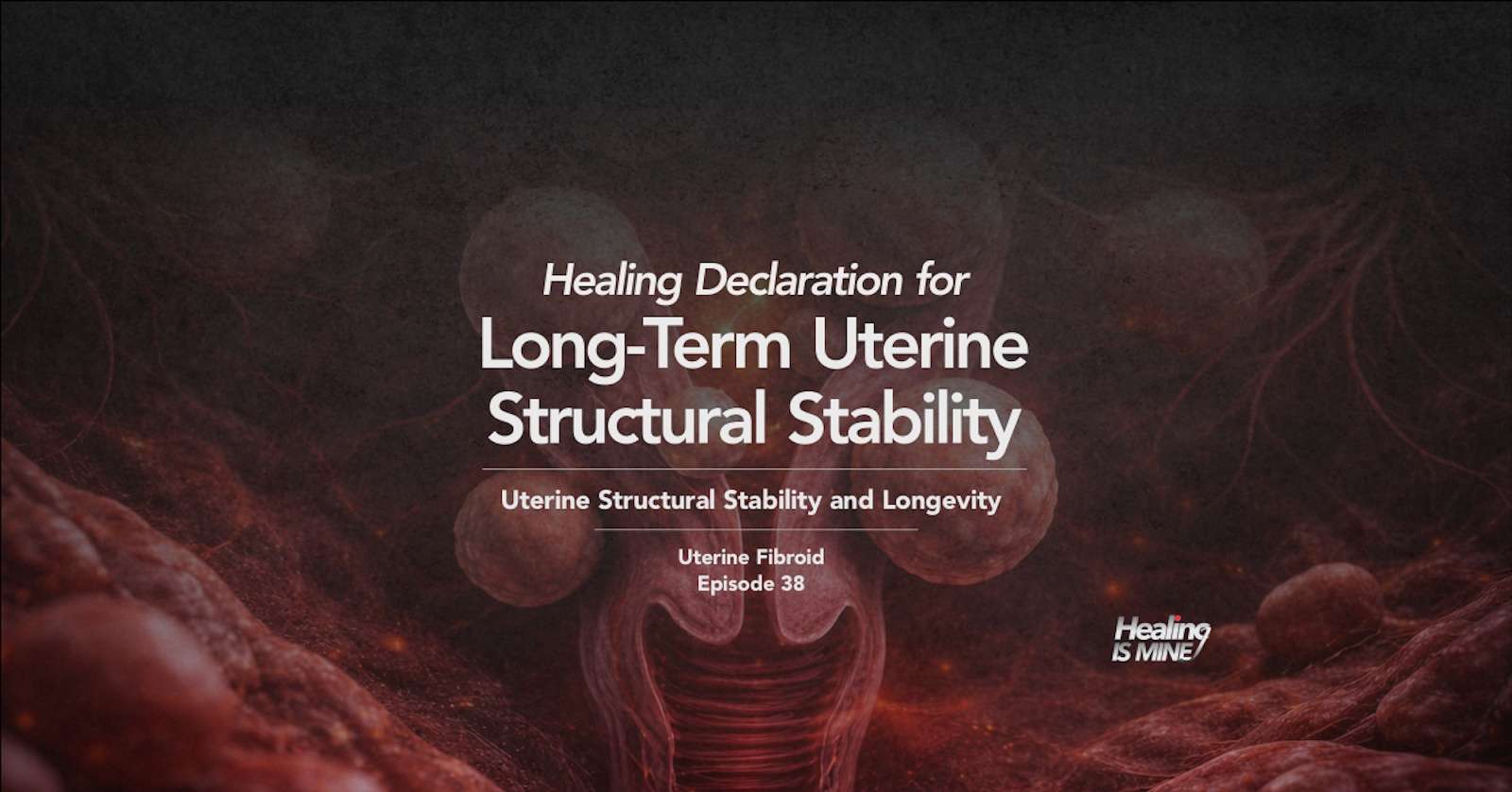 Uterine wall with multiple fibroid masses illustrating compromised uterine structural stability and tissue integrity