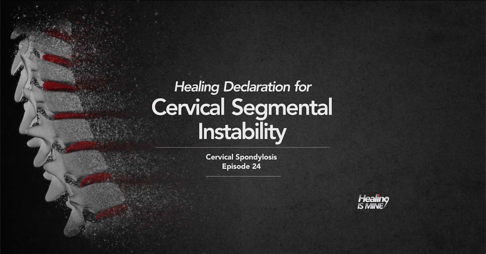 Cervical spine segments showing abnormal motion and vertebral instability in cervical segmental instability